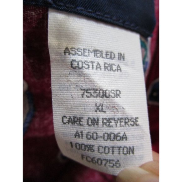 Wrangler Western Wear Button Up Southwest Pattern  Shirt Long Sleeve NWD Mens XL - Picture 4 of 16